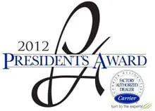 2012 Carrier President Award Winner